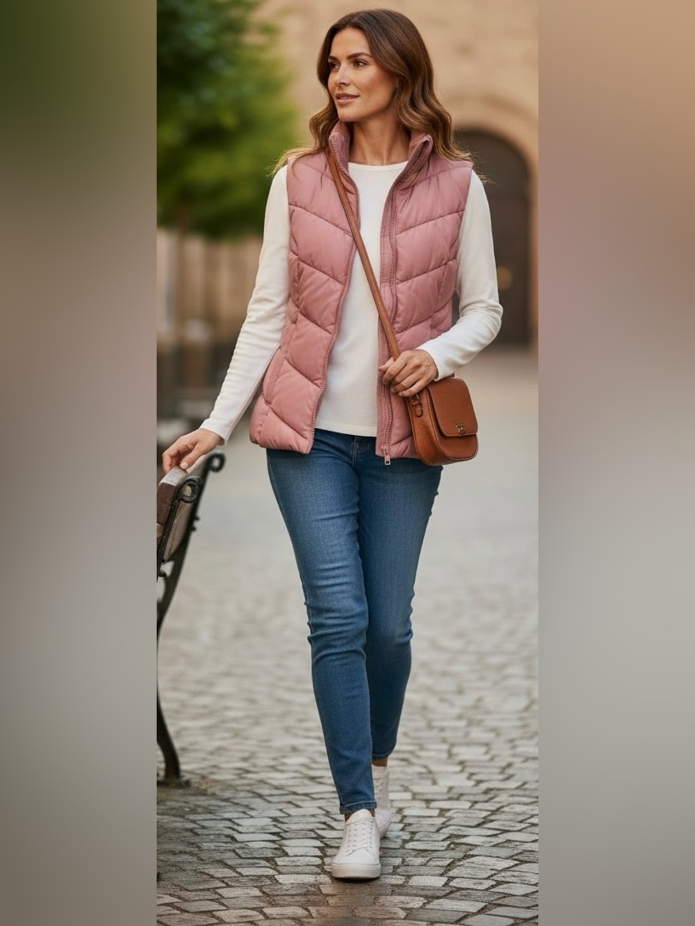 Aeropostale Vest Mauve Pink Women’s Small - Picture 2 of 4